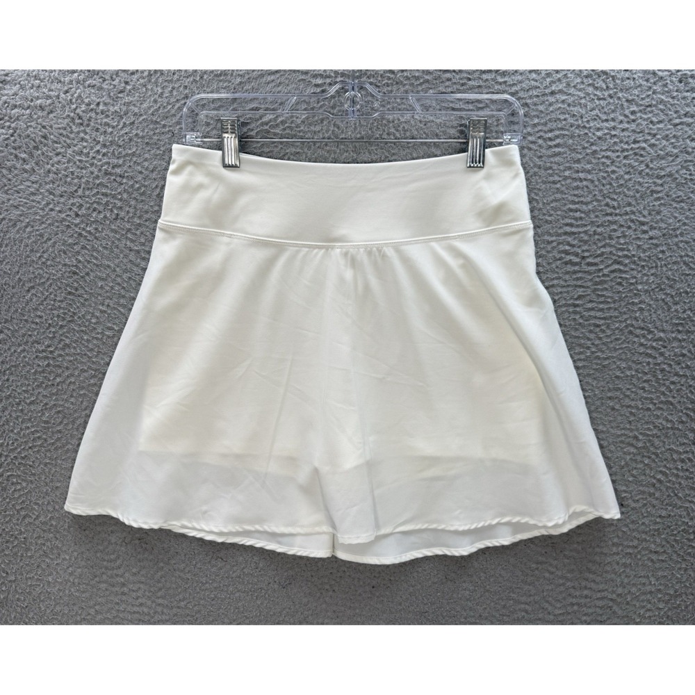 Maurices Skort Womens‎ Medium White Mini Stretch Tennis Golf Pickleball Coastal